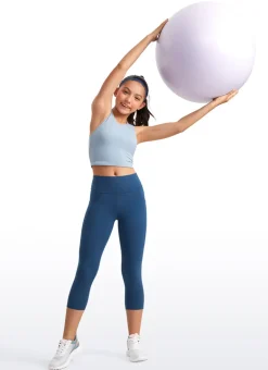 Butterluxe Girls Athletic Pockets Capri Leggings