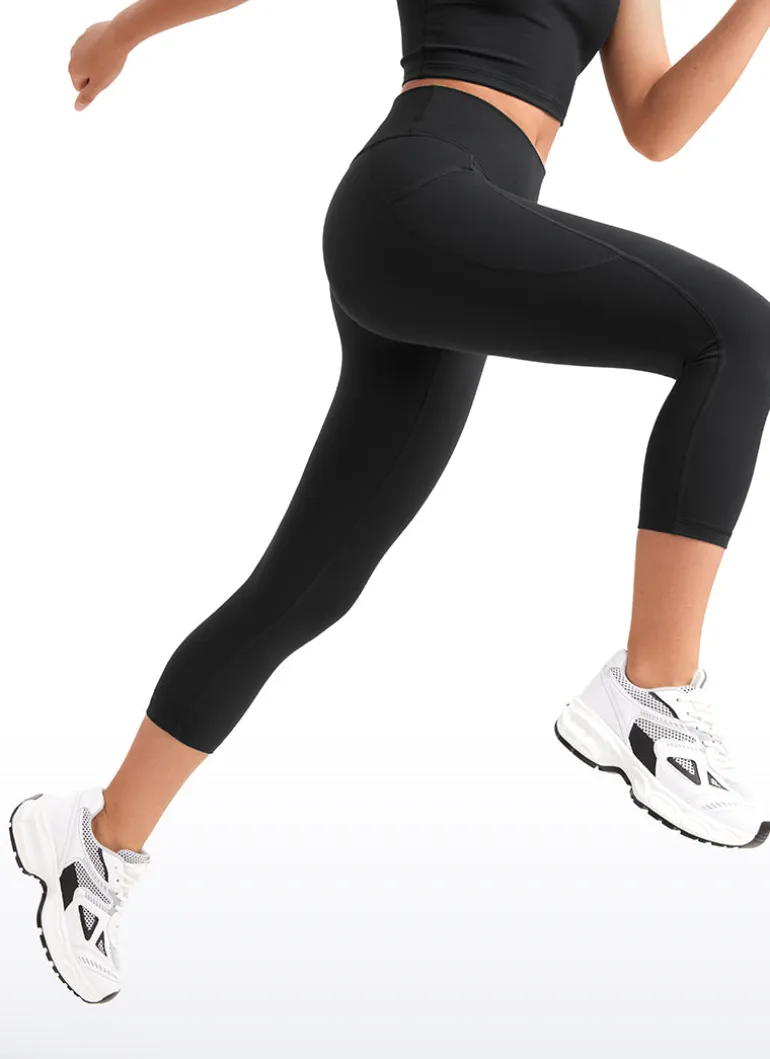 Butterluxe Girls Athletic Pockets Capri Leggings
