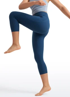 Butterluxe Girls Athletic Pockets Capri Leggings