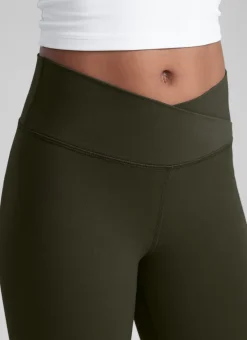 Butterluxe Girls Crossover Flare Leggings