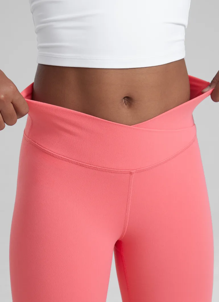 Butterluxe Girls Crossover Flare Leggings