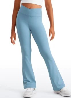 Butterluxe Girls Crossover Flare Leggings