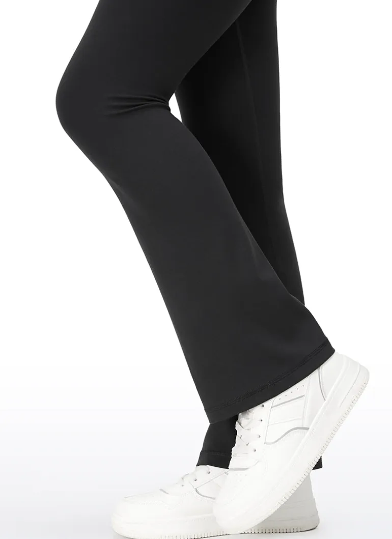 Butterluxe Girls Crossover Flare Leggings