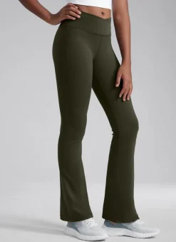 Butterluxe Girls Crossover Flare Leggings
