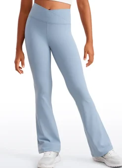 Butterluxe Girls Crossover Flare Leggings