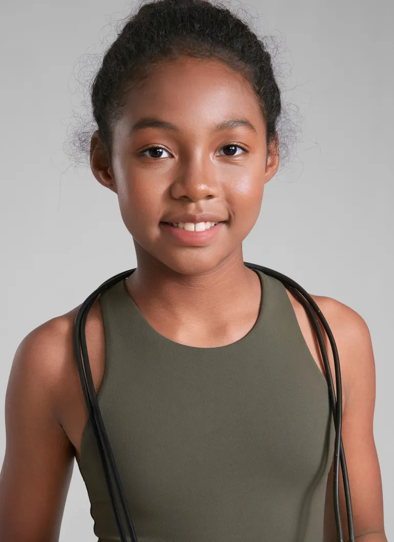 Butterluxe Girls Double Lined Racerback Tank Tops