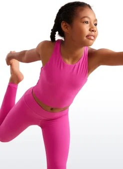 Butterluxe Girls Double Lined Racerback Tank Tops