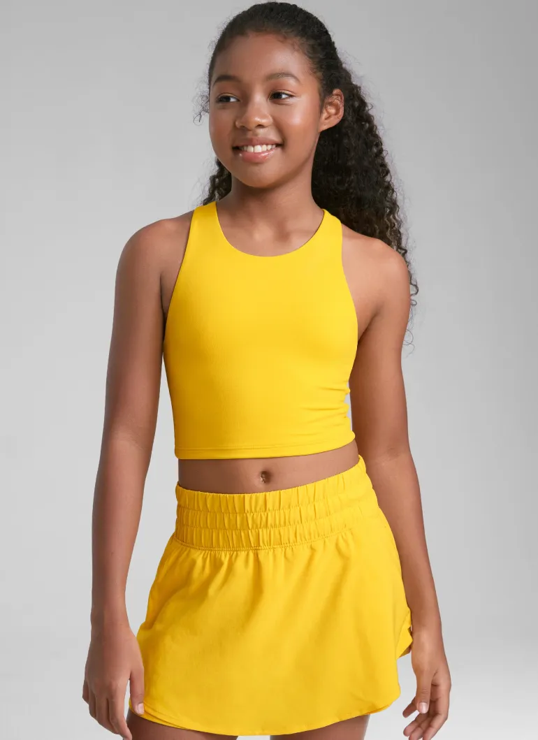 Butterluxe Girls Double Lined Racerback Tank Tops