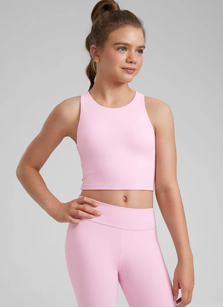 Butterluxe Girls Double Lined Racerback Tank Tops