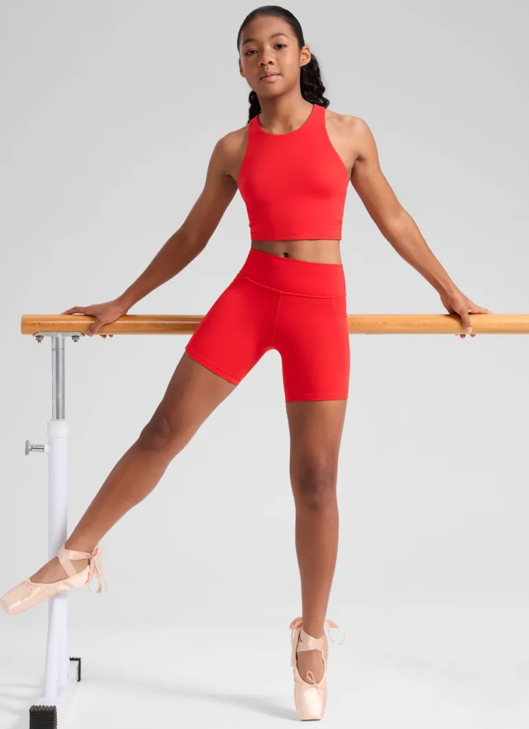 Butterluxe Girls Double Lined Racerback Tank Tops