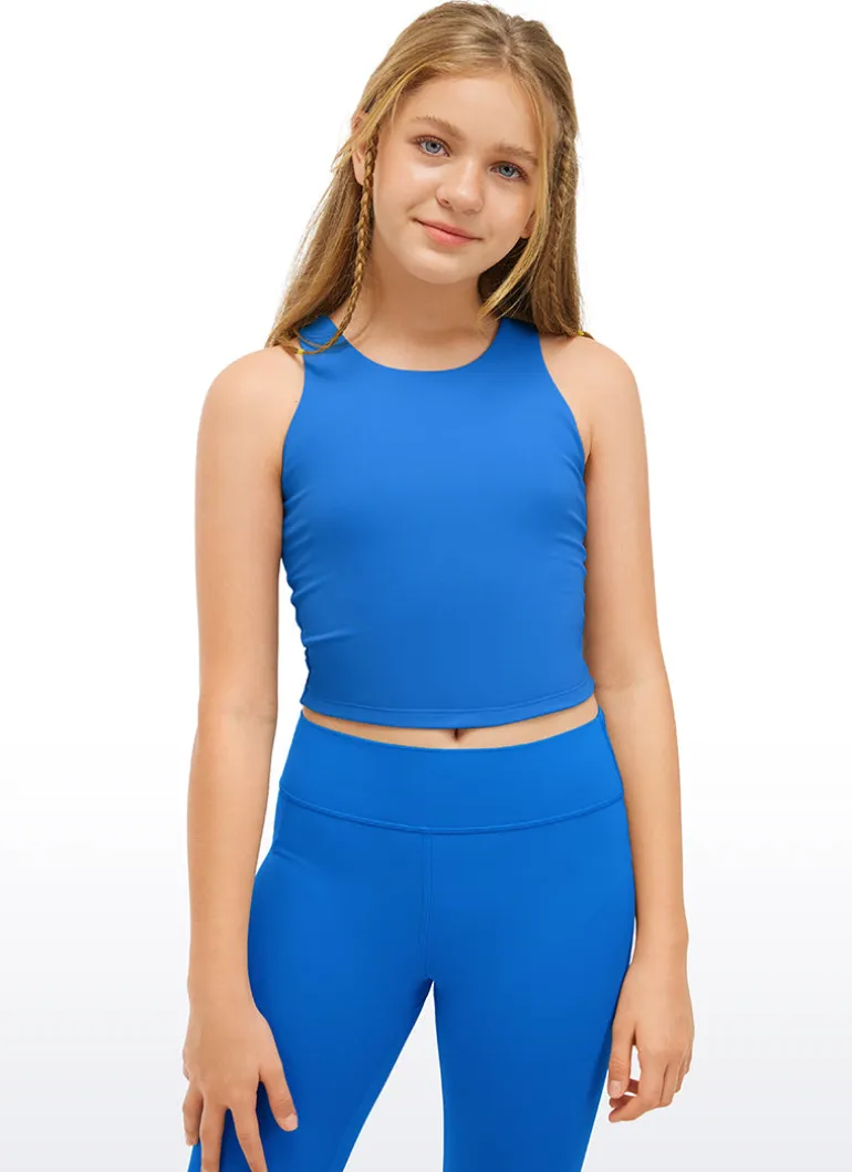 Butterluxe Girls Double Lined Racerback Tank Tops