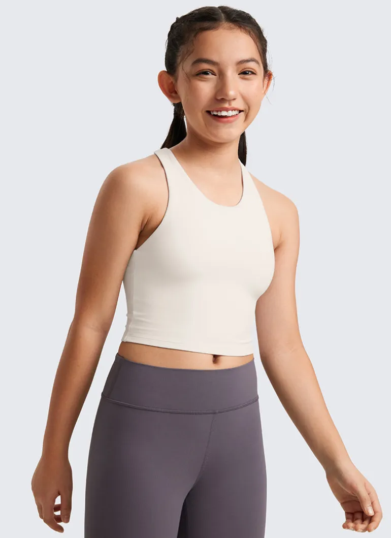 Butterluxe Girls Double Lined Racerback Tank Tops
