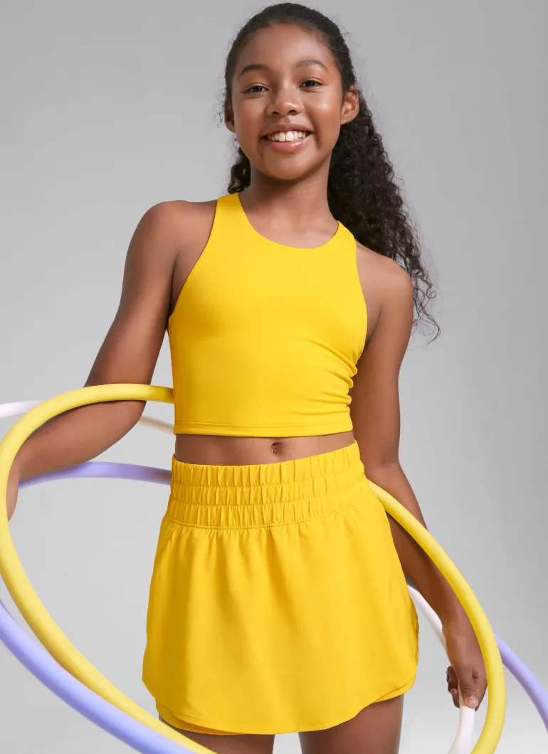 Butterluxe Girls Double Lined Racerback Tank Tops