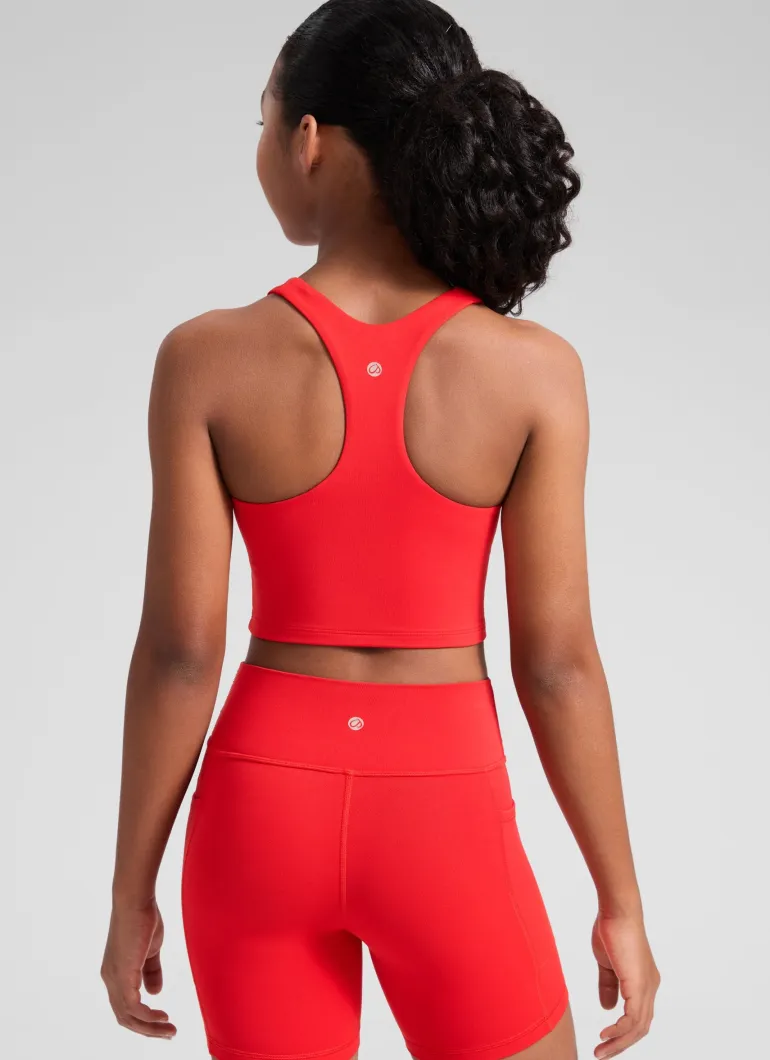 Butterluxe Girls Double Lined Racerback Tank Tops