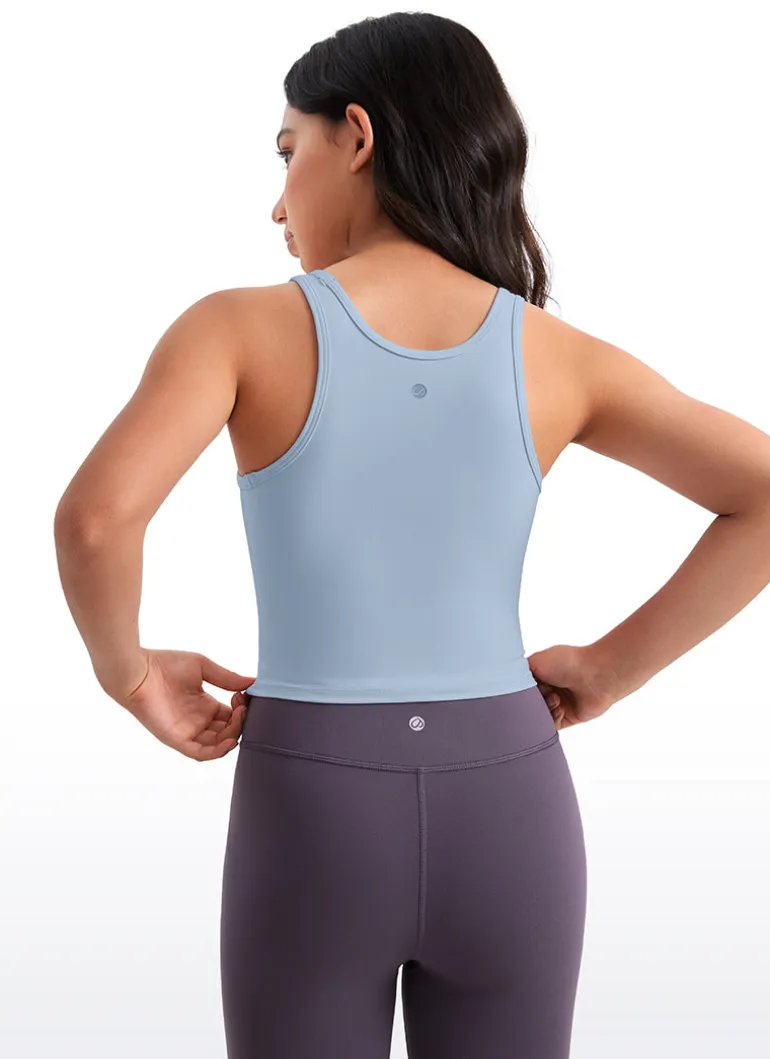Butterluxe Girls Double Lined Scoop Neck Tank Tops