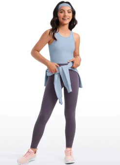 Butterluxe Girls Double Lined Scoop Neck Tank Tops