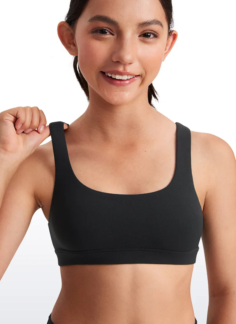 Butterluxe Girls Scoop Neck Sport Bra U Back