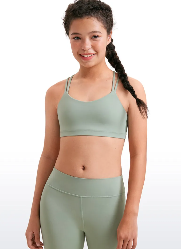 Butterluxe Girls Softness Mold Bras Criss Cross