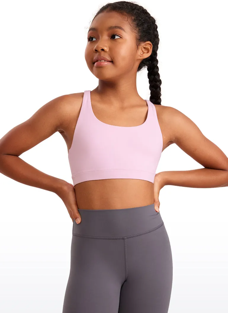 Butterluxe Girls Sport Bra Strappy Back