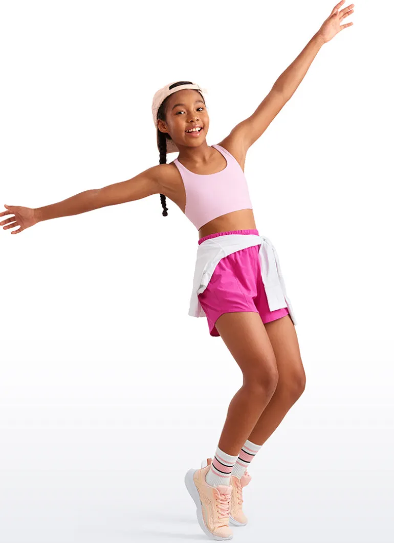 Butterluxe Girls Sport Bra Strappy Back