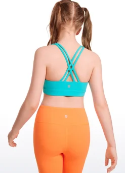 Butterluxe Girls Sport Bra Strappy Back