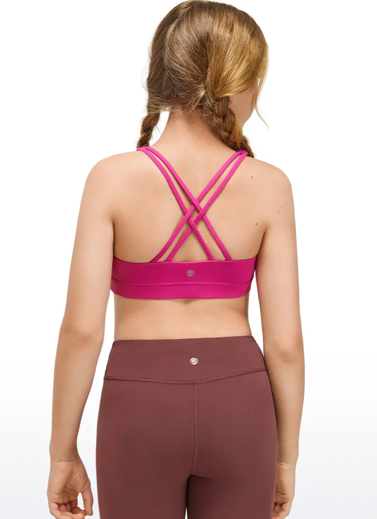 Butterluxe Girls Sport Bra Strappy Back