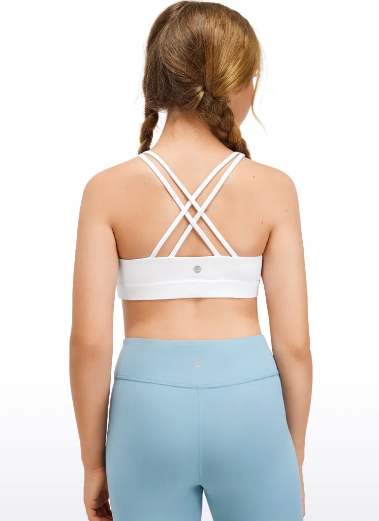 Butterluxe Girls Sport Bra Strappy Back