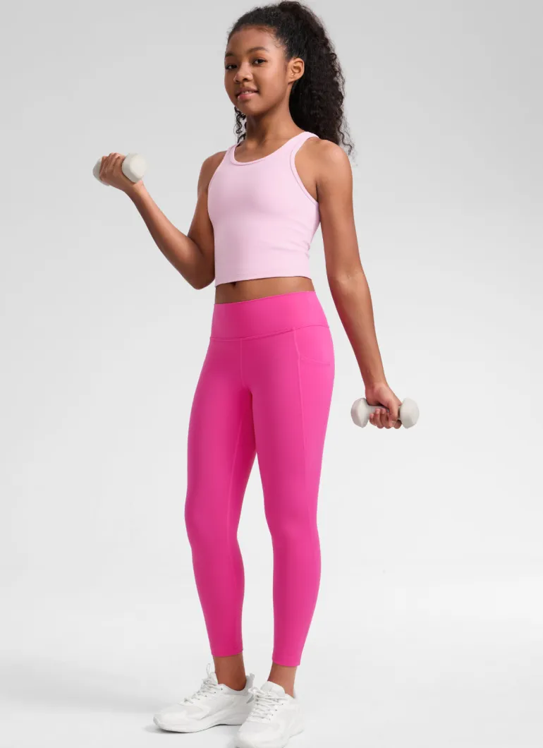 Butterluxe Girls Sports Pocketed Leggings