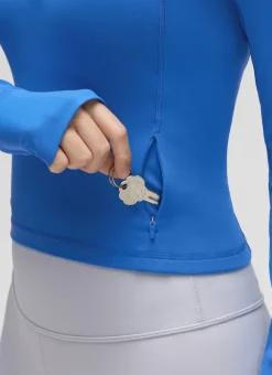 Butterluxe Half Zip Cropped Long Sleeve