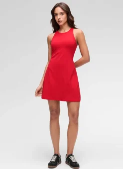 Butterluxe High Neck Racerback Mini Dress