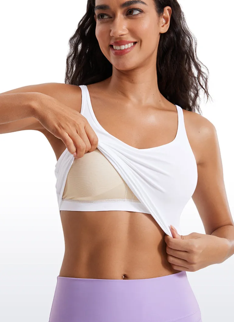 Butterluxe-Light V Neck Longline Sports Bra