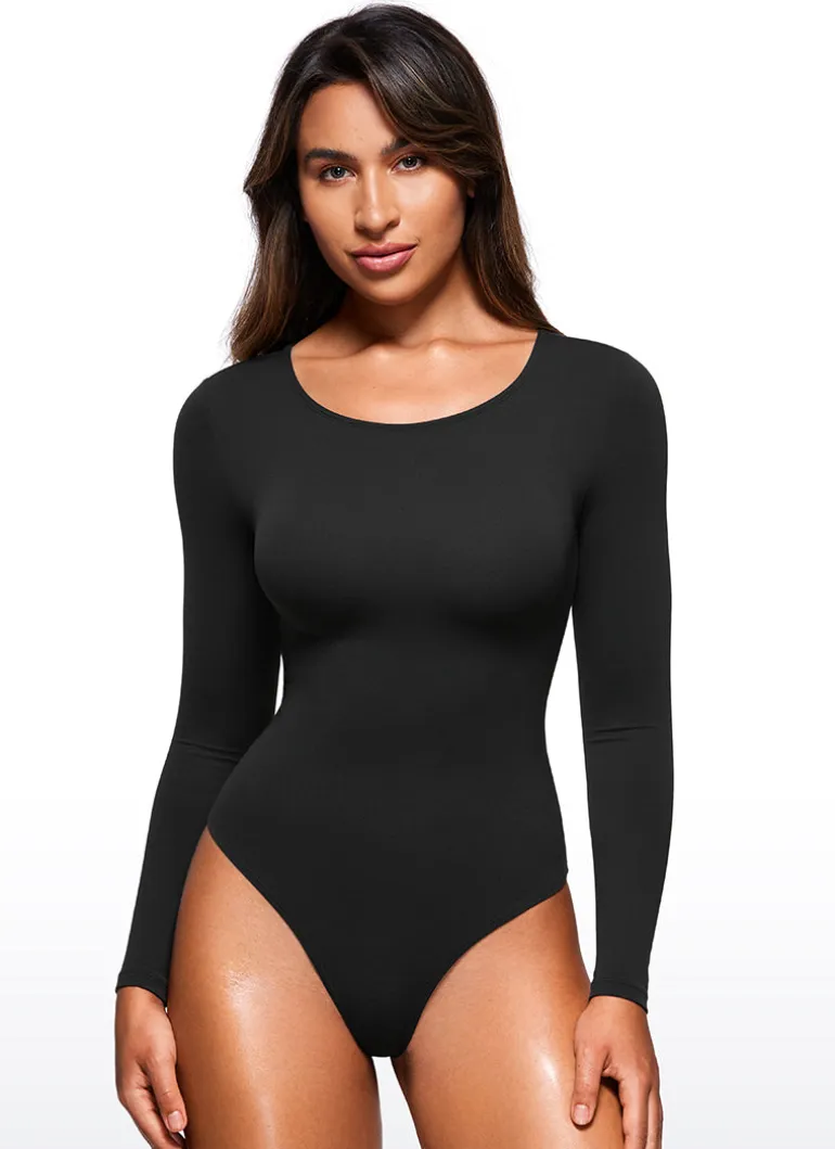 Butterluxe Long Sleeve Crew Neck Bodysuits