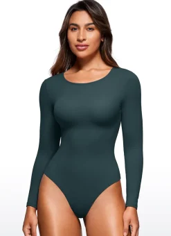 Butterluxe Long Sleeve Crew Neck Bodysuits
