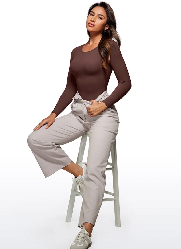Butterluxe Long Sleeve Crew Neck Bodysuits