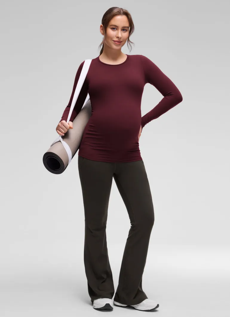 Butterluxe Maternity Crewneck Long Sleeve