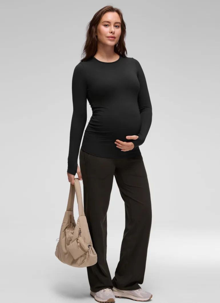 Butterluxe Maternity Crewneck Long Sleeve