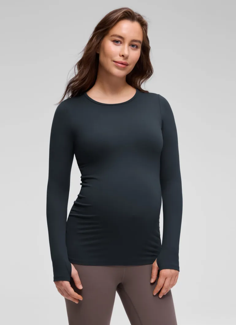 Butterluxe Maternity Crewneck Long Sleeve