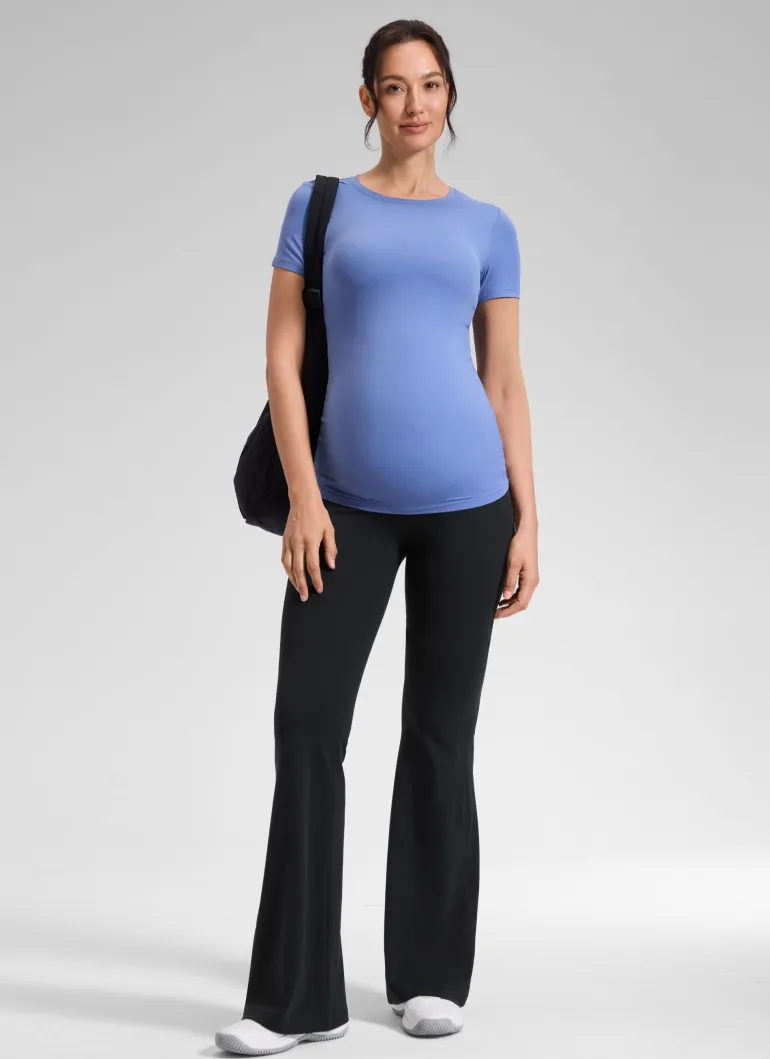 Butterluxe Maternity Flare Pocket Legging 33"