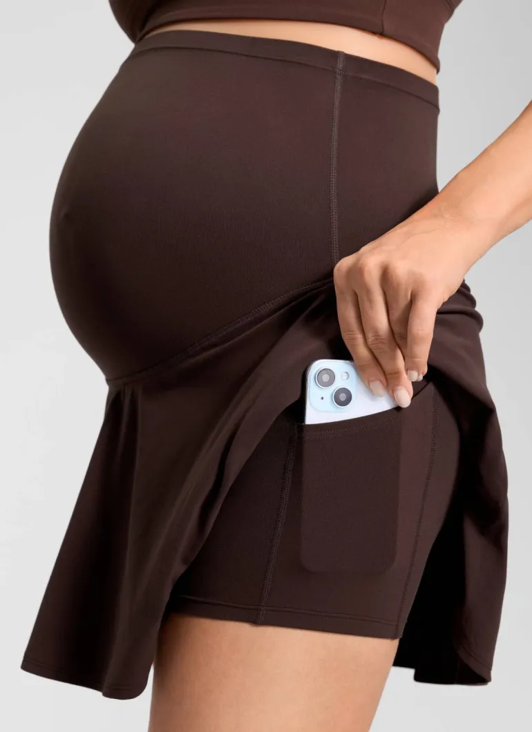 Butterluxe Maternity High Rise Skirt 14.5''