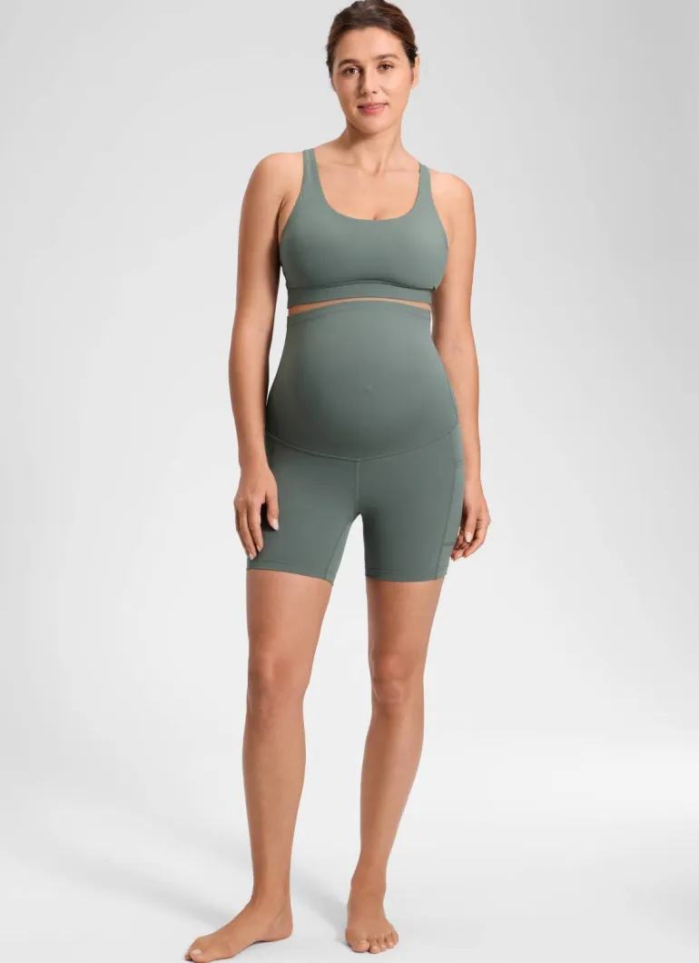 Butterluxe Maternity Pocket Shorts 5''