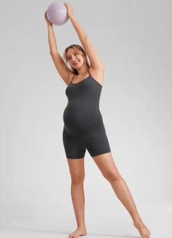 Butterluxe Maternity Shorts Romper 4''