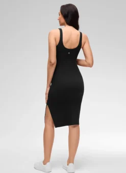 Butterluxe Maternity V Neck Nursing Dress