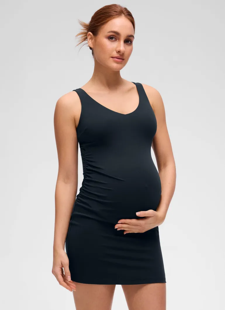 Butterluxe Maternity V Neck Tennis Dress