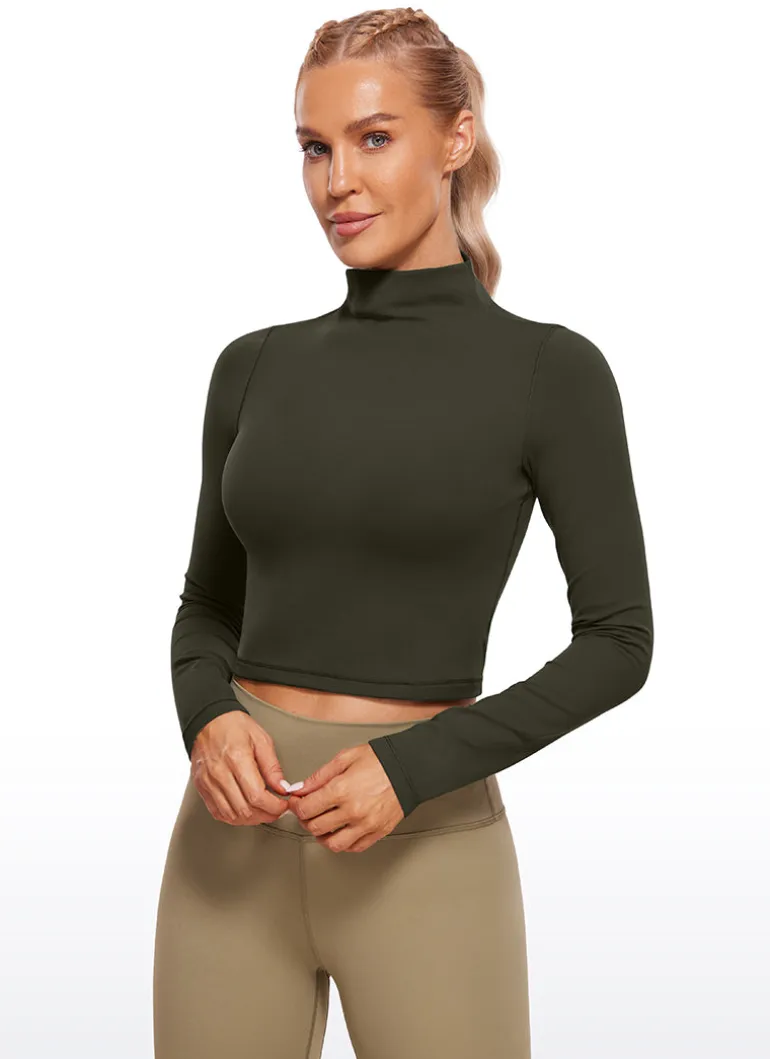 Butterluxe Mock Turtleneck Long Sleeve