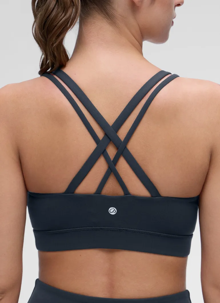 Butterluxe Mold U Neck Double Strap Sports Bra