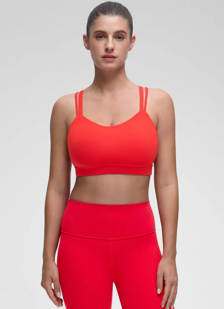 Butterluxe Mold U Neck Double Strap Sports Bra