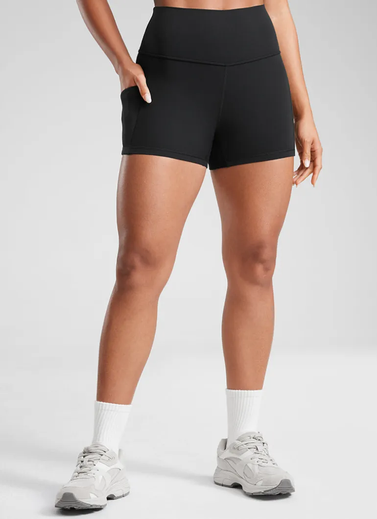 Butterluxe Pocket Yoga Shorts 3''