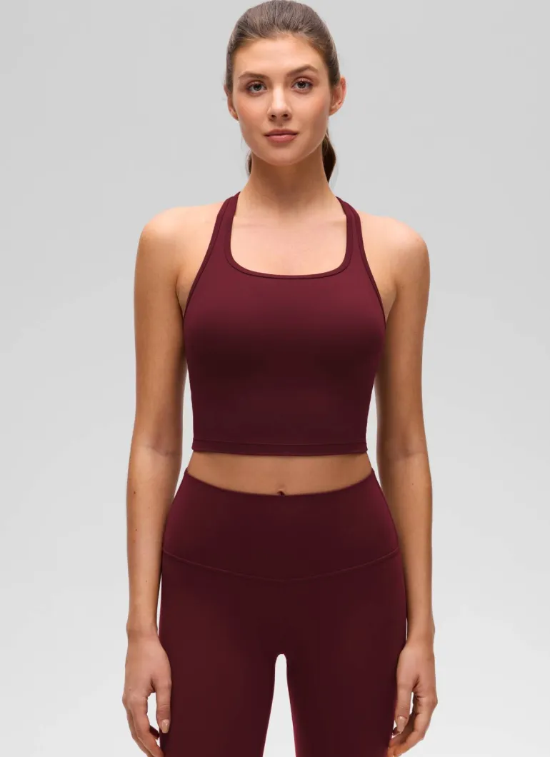 Butterluxe Racerback Built in Bra Tank