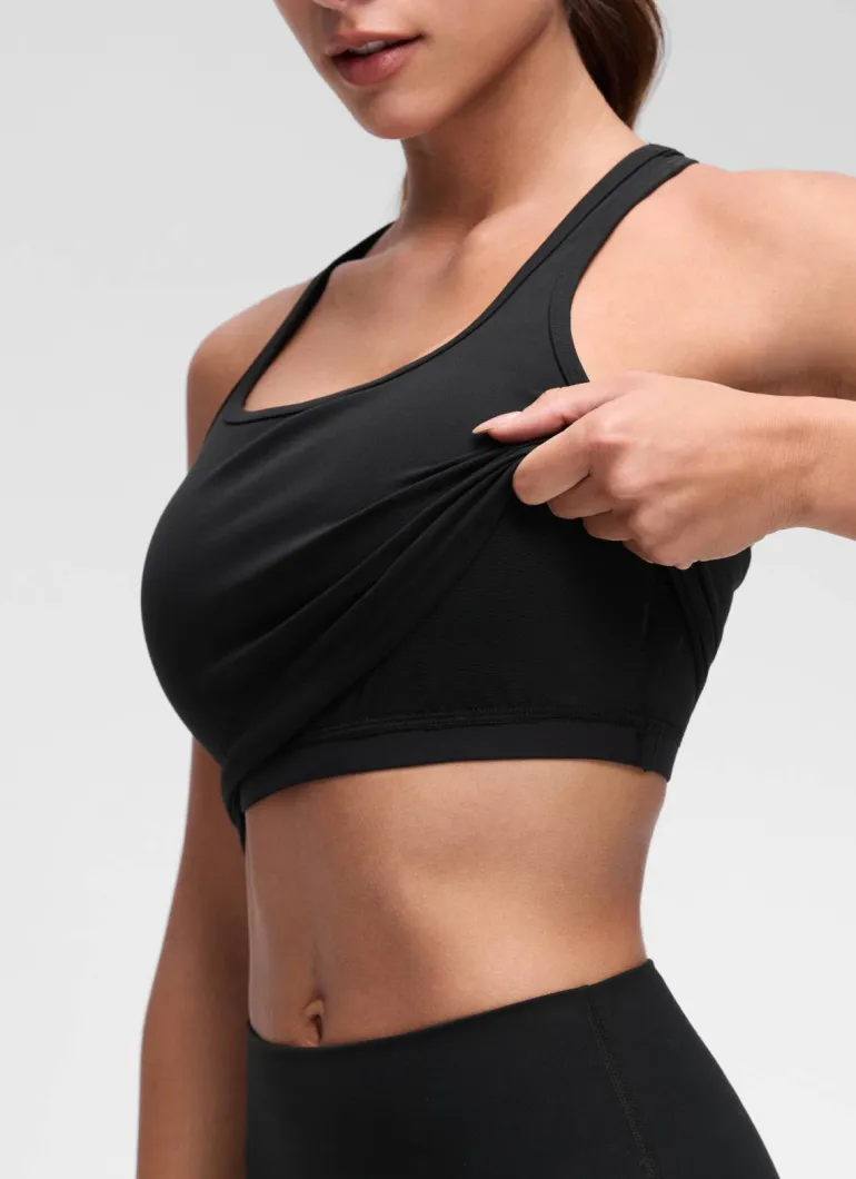 Butterluxe Racerback Built in Bra Tank