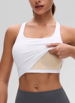 Butterluxe Racerback Built in Bra Tank